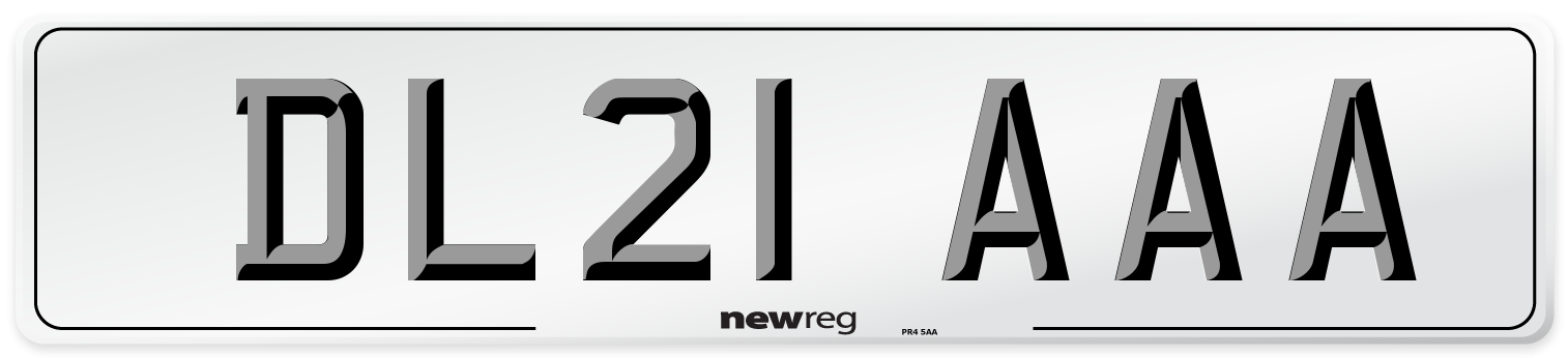 DL21 AAA Number Plate from New Reg